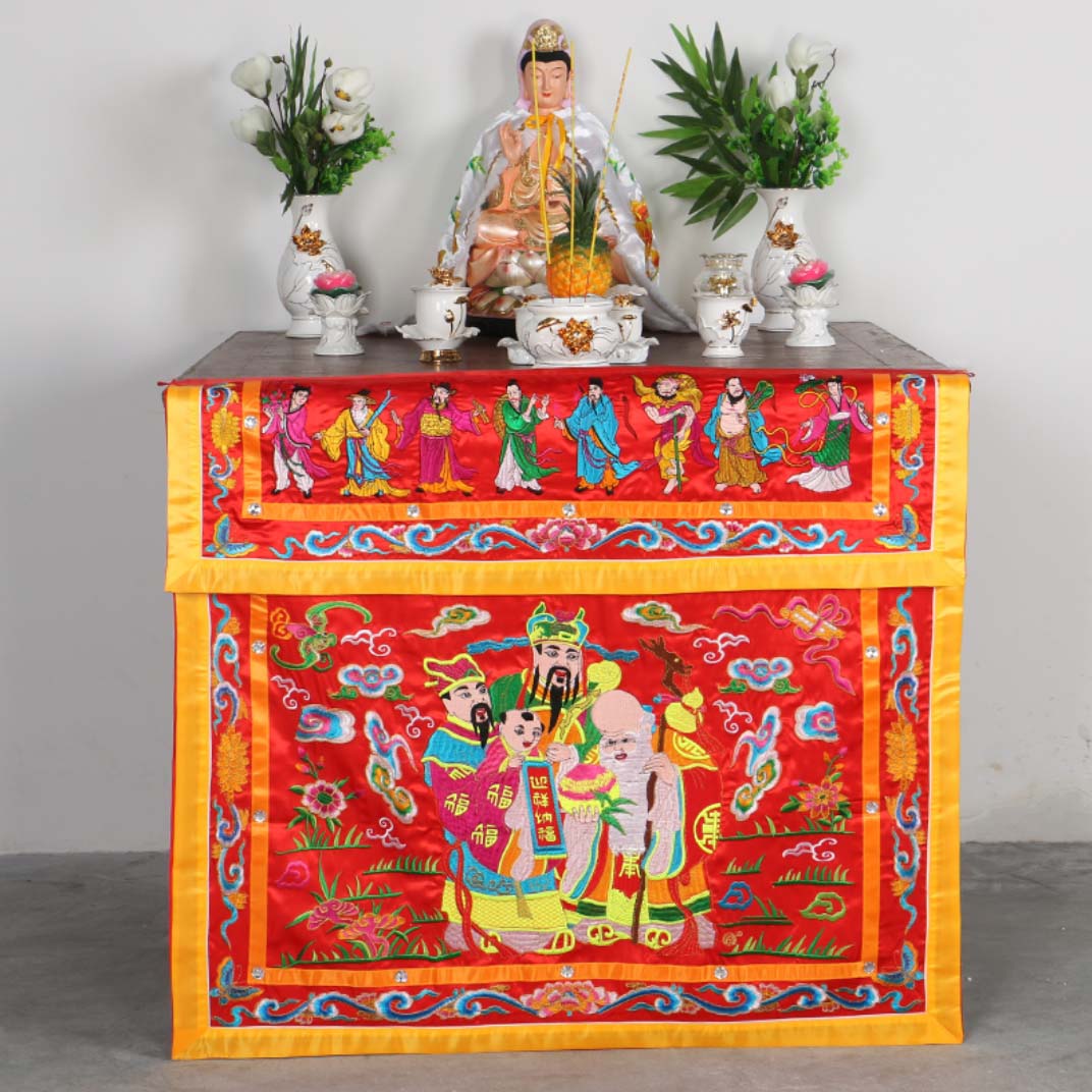 Home Textiles China - 仏教道教 家庭寺院礼拝 八仙 BA XIAN FU