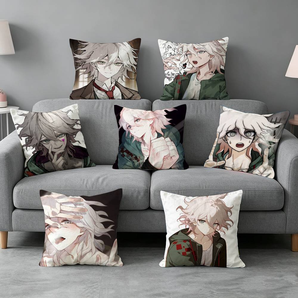 Home Textiles Definition - Nagito Komaeda ゲーム Danganronpa-a 枕カバーギフト高精細デジタル印刷、驚くほど鮮やかなパターン家庭用。