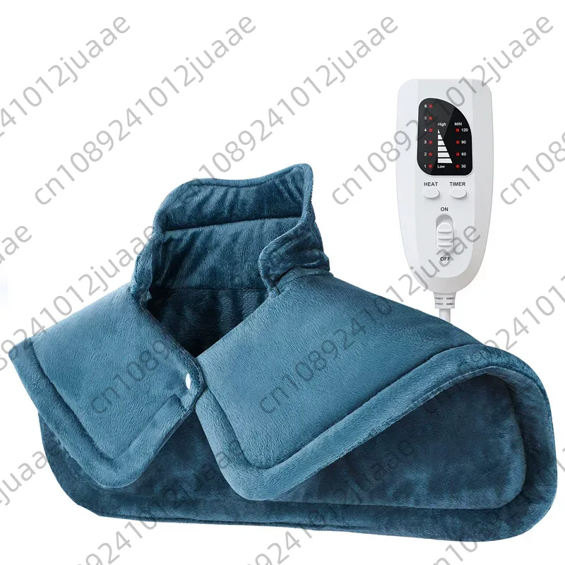 冬用電気暖房ブランケット、肩と首を保護するショール、背中用断 - Heated Pad Electric のレビューと価格