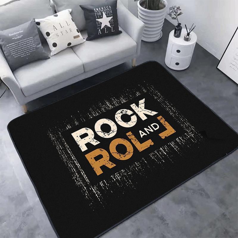 ロックンロールカーペット ハードロック レブル エレクトロニ - Home Textiles Rug のレビューと価格