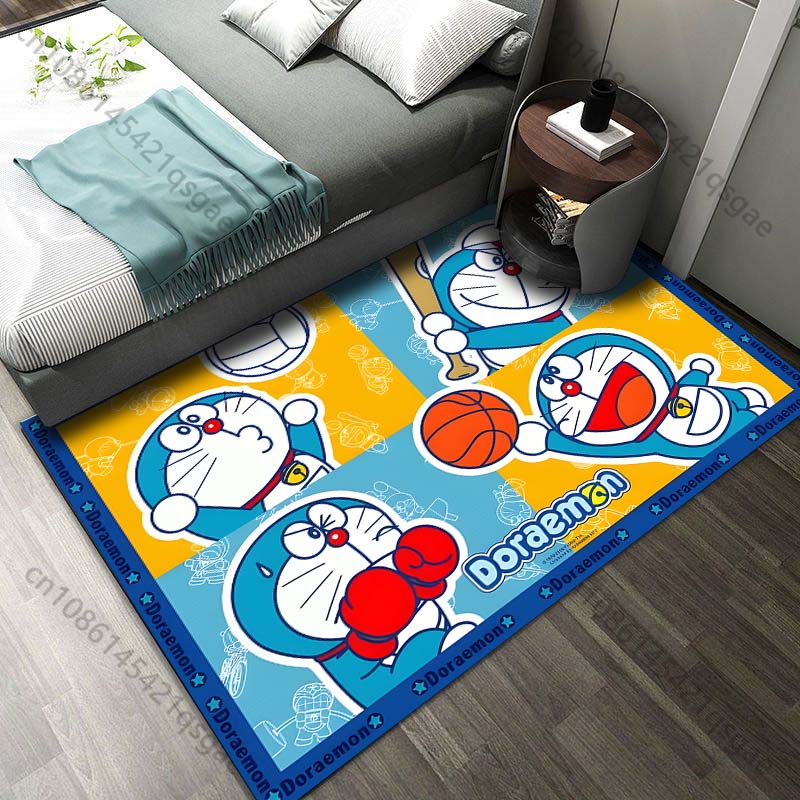 日本 D-ドラえもんと仲間たちプリントカーペット リビングル - Home Textiles Rug のレビューと価格
