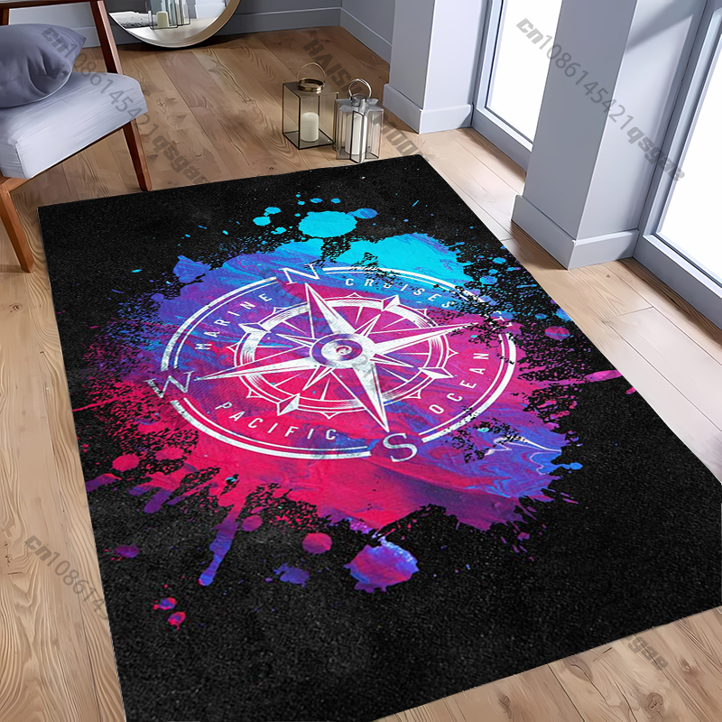 コンパスデザインのラグ、モダンな空間のリビングルーム、寝室、 - Home Textiles Rug のレビューと価格