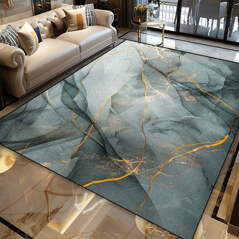 北欧大理石アートデザインノンスリップ大面積カーペットリビング - Home Textiles Rug のレビューと価格