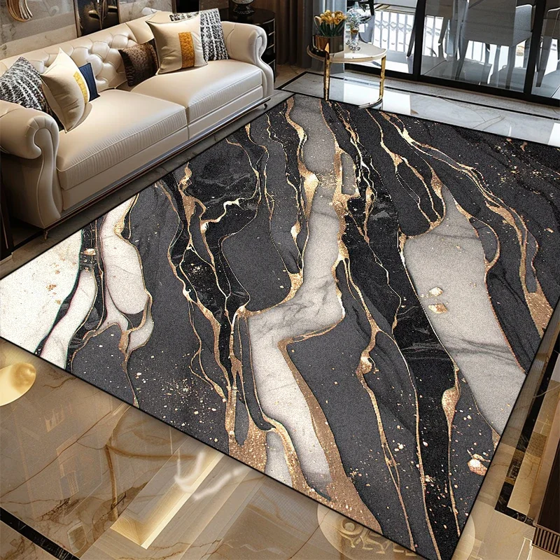 北欧大理石アートデザインノンスリップ大面積カーペットリビング - Home Textiles Rug のレビューと価格