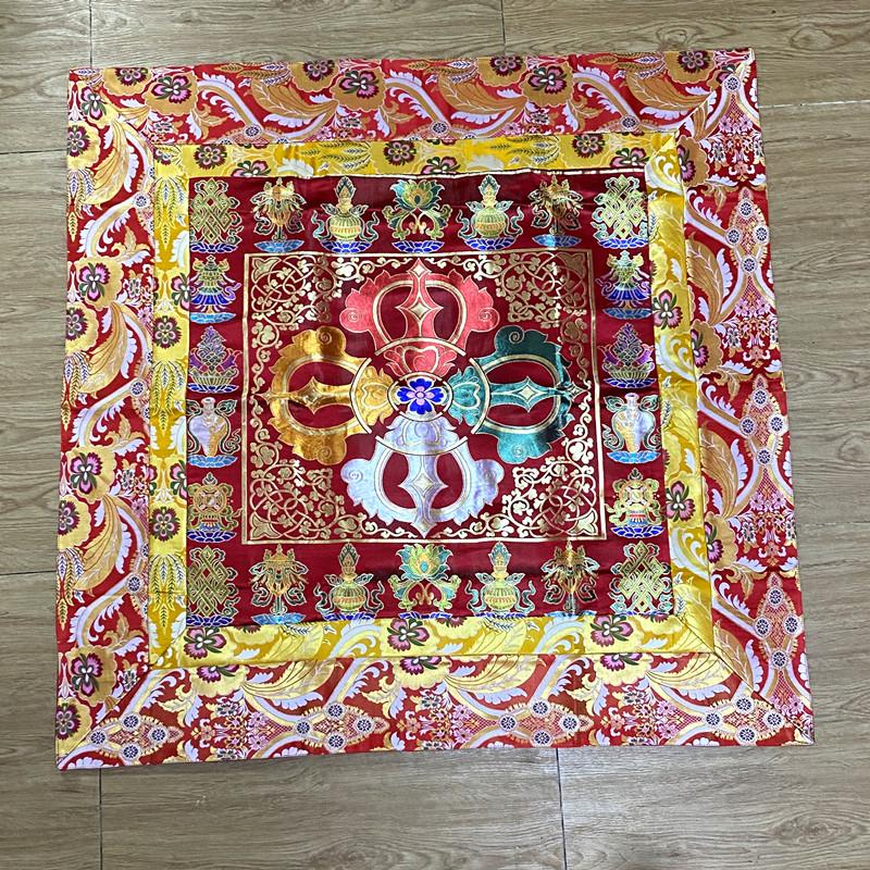 仏教用品卸売 チベット 家庭仏教 寺院 八吉祥金剛刺繍十字金 - Home Textiles China のレビューと価格